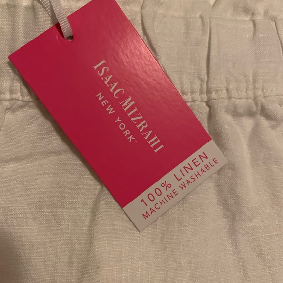 Isaac Mizrahi, 100% linen shorts - Picture 7 of 8